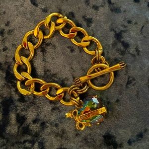 Juicy Couture Charm Bracelet ~ Aquamarine